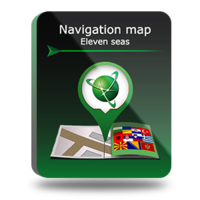 Image of AVT000 PROMO! Navigation map "11 seas" ID 4597399