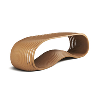 Image of AVT000 Spline Flow: Contemporary Wooden Benches ID 4724816