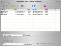 Image of AVT100 Aostsoft Excel to PDF Converter ID 4656436