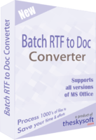 Image of AVT100 Batch RTF to Doc Converter ID 4616061