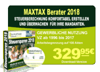 Image of AVT100 MAXTAX - Beraterversion 100 Akten ID 4673423