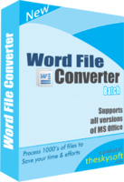 Image of AVT100 Word File Converter Batch ID 4617399