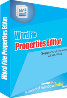 Image of AVT100 Word File Properties Editor ID 4651858