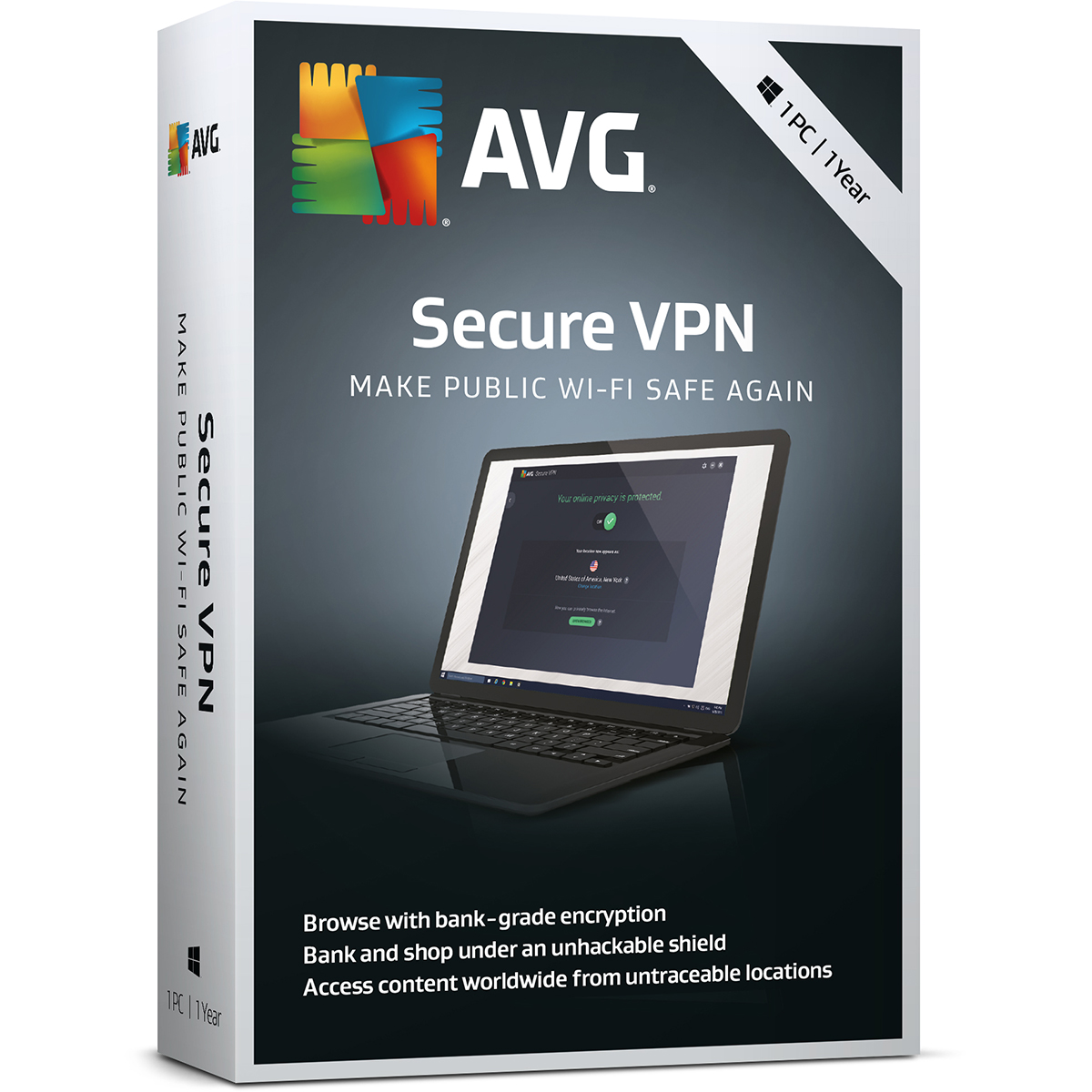 Image of EN AVG™ Secure VPN ID AVGSecureVPNMulti1YCAEN