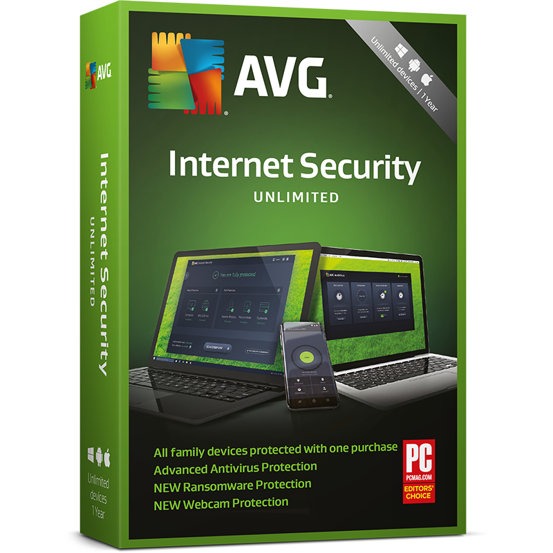 Image of EN Antivirus – AVG™ Internet Security ID AVGInternetSecurity1YUSEN