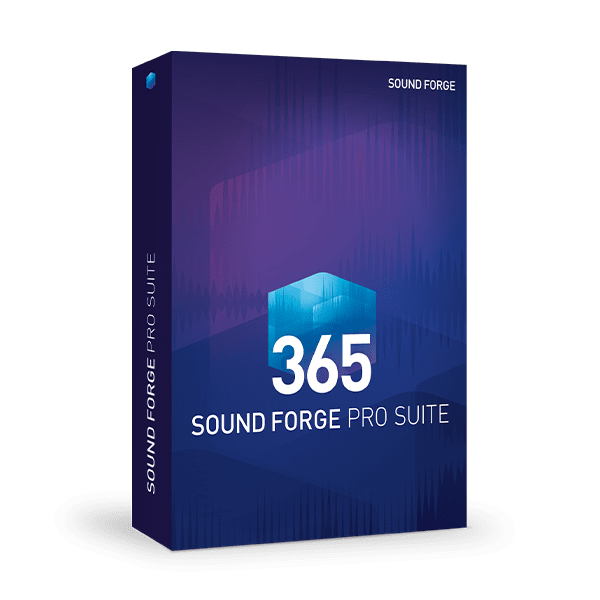 Image of SOUND FORGE Pro Suite 365 86835_de_DE